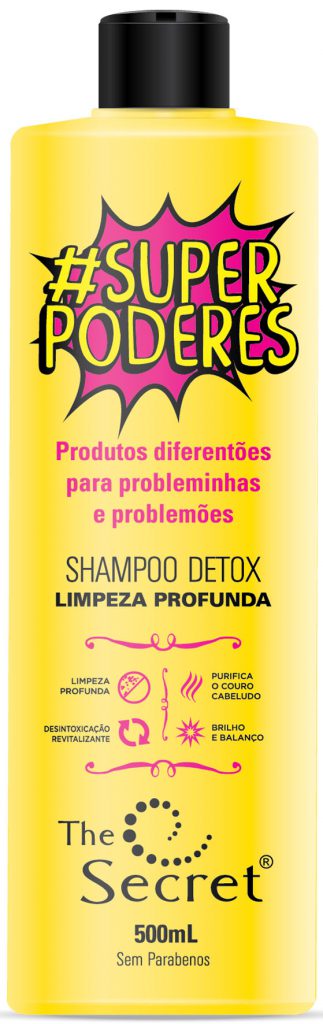 Shampoo Detox da linha #SuperPoderes da The Secret